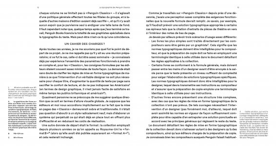 La typographie des Penguin Classics