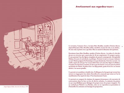 Portrait d'un terroriste en amateur d'art