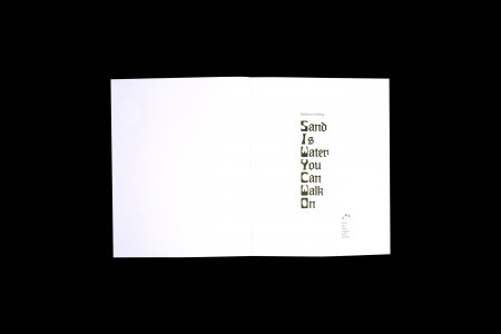 Sand is Water You Can walk On