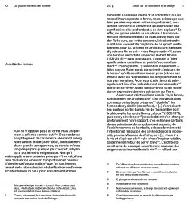 Du gouvernement des formes