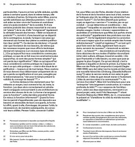 Du gouvernement des formes