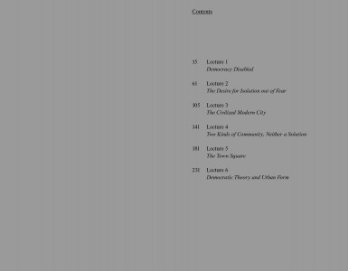 Democracy and Urban Form