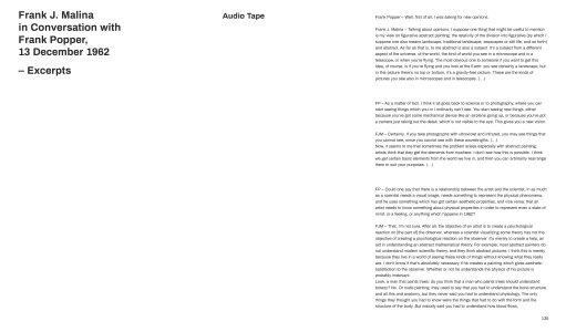 Light Art and Scientific Abstraction