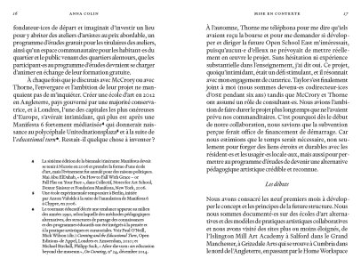 Espaces pédagogiques alternatifs