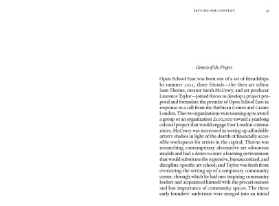 Alternative Pedagogical Spaces