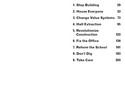 A Moratorium on New Construction