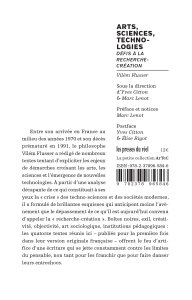 Arts, sciences, technologies