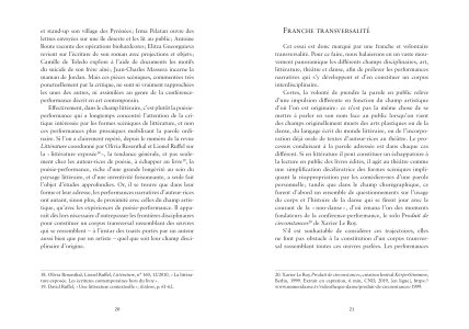 La performance narrative