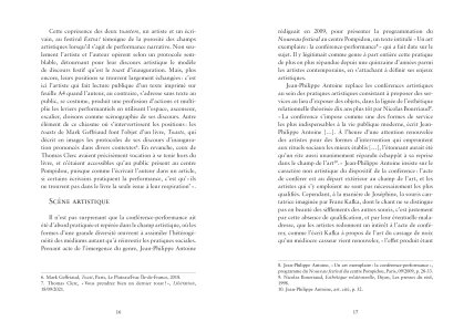 La performance narrative