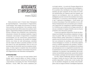 Penser l'intelligence artificielle