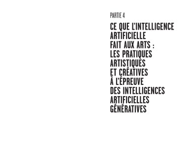 Penser l'intelligence artificielle
