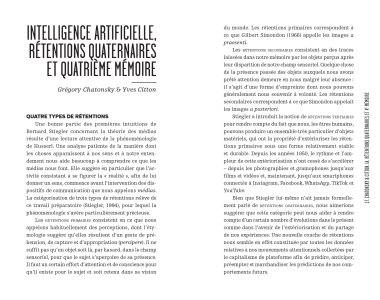 Penser l'intelligence artificielle