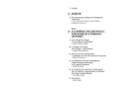 Penser l'intelligence artificielle