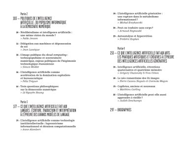 Penser l'intelligence artificielle