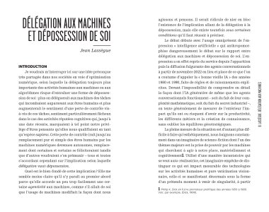 Penser l'intelligence artificielle