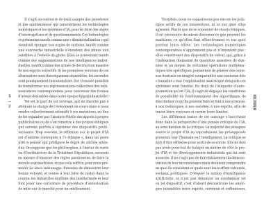 Penser l'intelligence artificielle