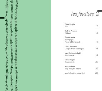 Les Feuilles – Revue suspensive