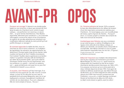 Chambord – La réforme – Le XVIe siècle