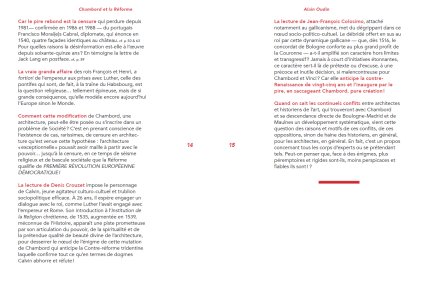 Chambord – La réforme – Le XVIe siècle