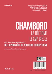 Chambord – La réforme – Le XVIe siècle
