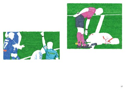 Toutes les images de match de foot sont les mêmes images