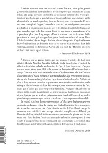 Histoire de l\'art et lutte des sexes