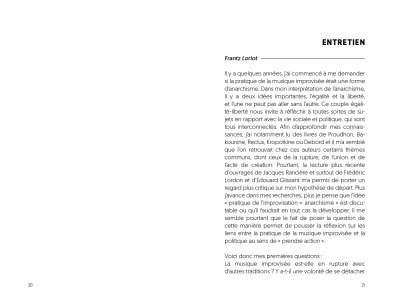 Musique improvisée et questions politiques