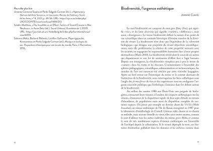 Arts, écologies, transitions