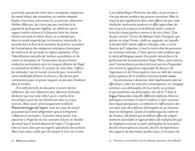 Maîtres et esclaves