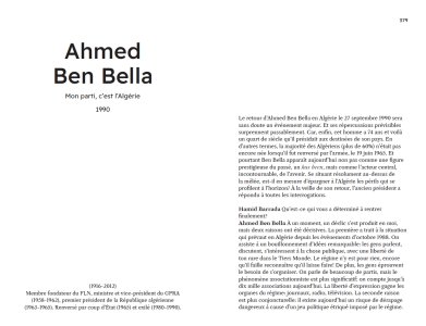 Anthologie d'entretiens