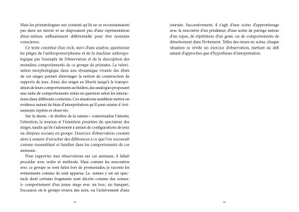 Le spectacle anthropomorphique