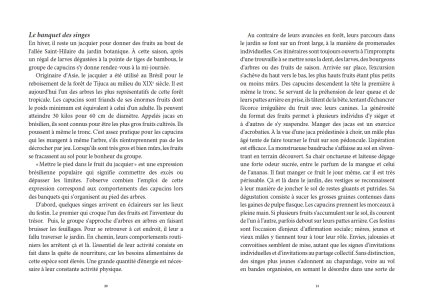 Le spectacle anthropomorphique