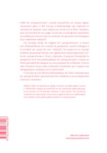L\'ordre de la perspective