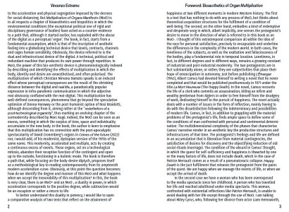 Multiplication of Organs (Manifesto)