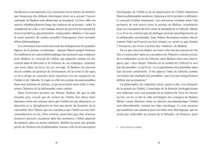 L'Éclat de l'absolu