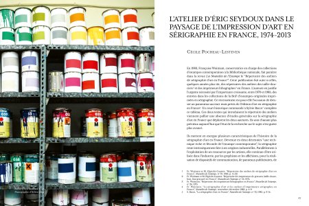 Dans l'atelier d'Éric Seydoux, imprimeur et éditeur en sérigraphie