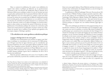 L'extrémisme littéraire et politique