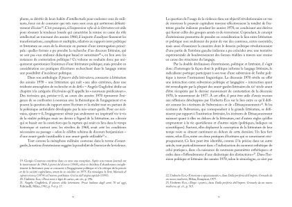 L'extrémisme littéraire et politique