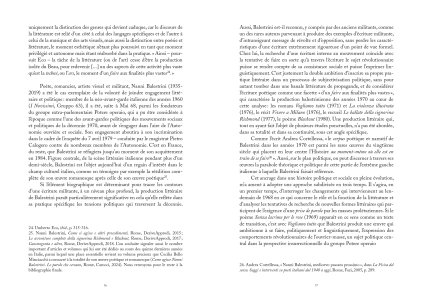 L'extrémisme littéraire et politique