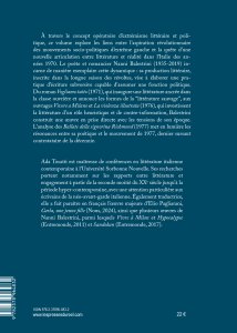 L\'extrémisme littéraire et politique