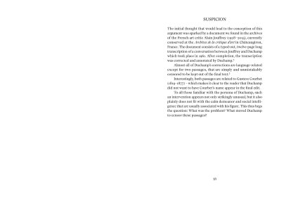 Decorum, or The Duchamp-Courbet Case