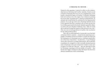 Decorum, or The Duchamp-Courbet Case