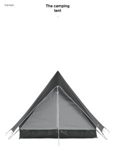 Typologie - The camping tent
