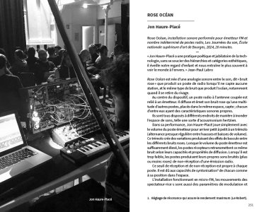 Les Cahiers du son 2025