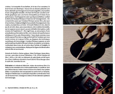 Les Cahiers du son 2025