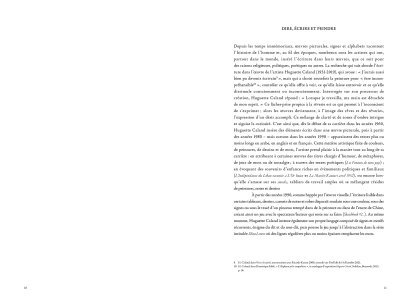 L'écriture dans l'œuvre d'Huguette Caland