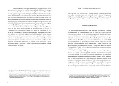 L'écriture dans l'œuvre d'Huguette Caland