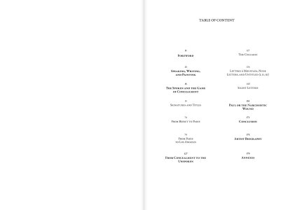 Writing in the work of Huguette Caland