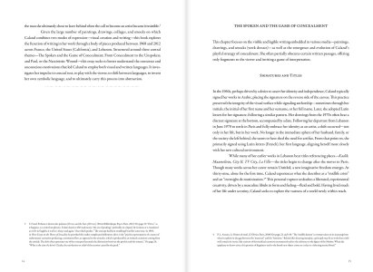 Writing in the work of Huguette Caland