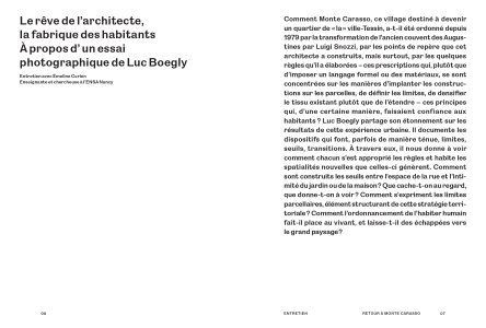 Retour à Monte Carasso